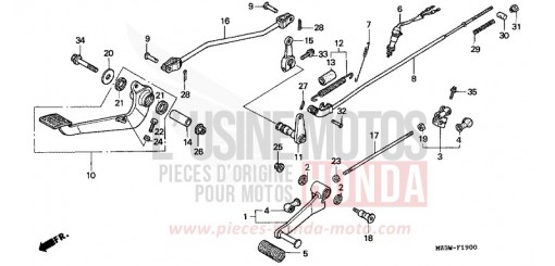 PEDALE VF750CX de 1999